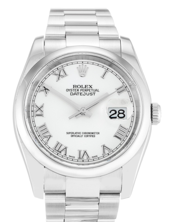 A refreshing white dial is recommended for commuter replica watches.